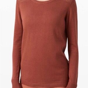 Lululemon Back to Basic Sweater 4 Open Back